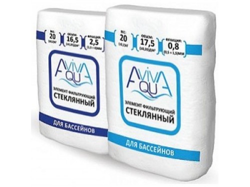 Песок стеклянный Aquaviva, фракция 2.0 - 4.0 мм